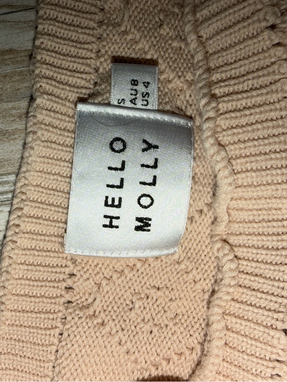 Hello Molly Blush Knit Tank Dress